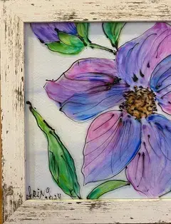 Brush and Easel