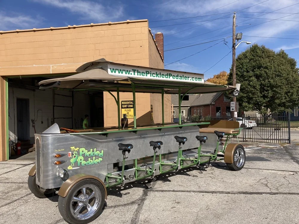 The Pickled Pedaler logo