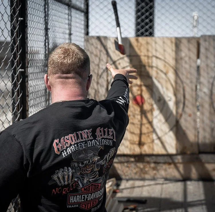 Wood Shed Axe Throwing logo