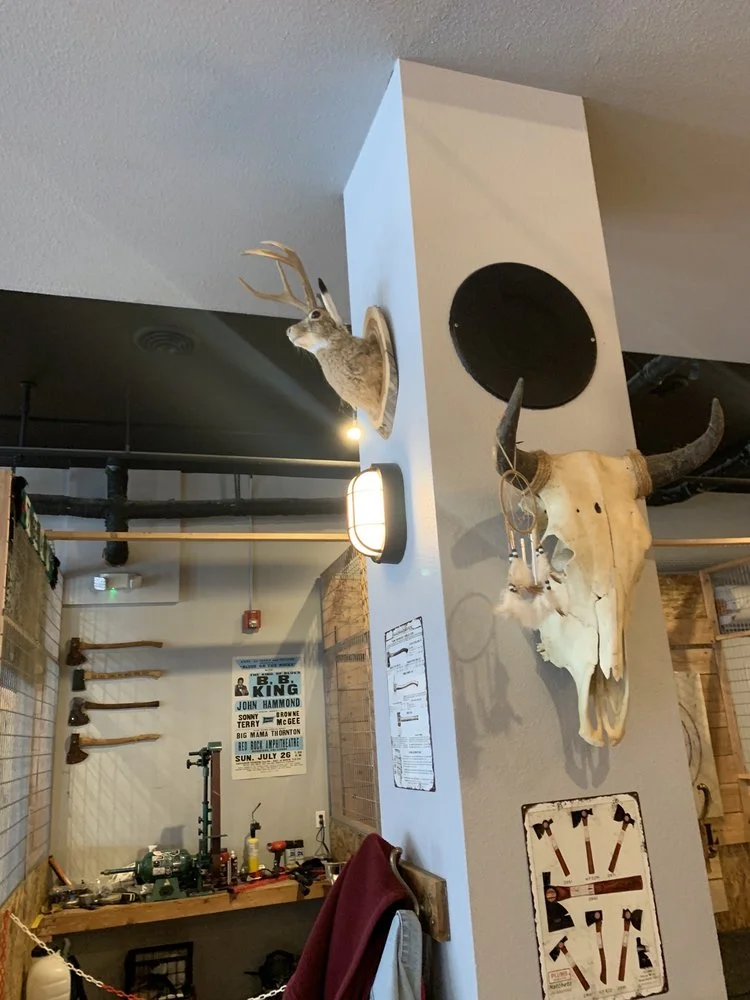 Jumping Jackalope Axe Throwing image