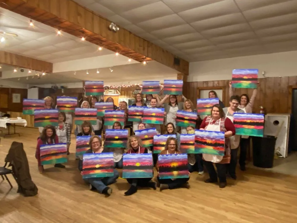 Art Painting Class & Wine Parties By Pouneh logo