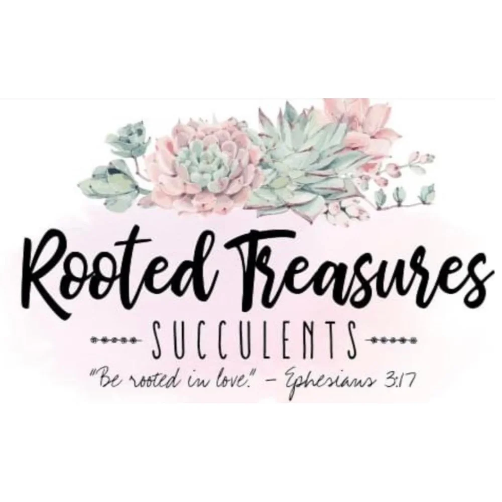 Rooted Treasures Succulents logo