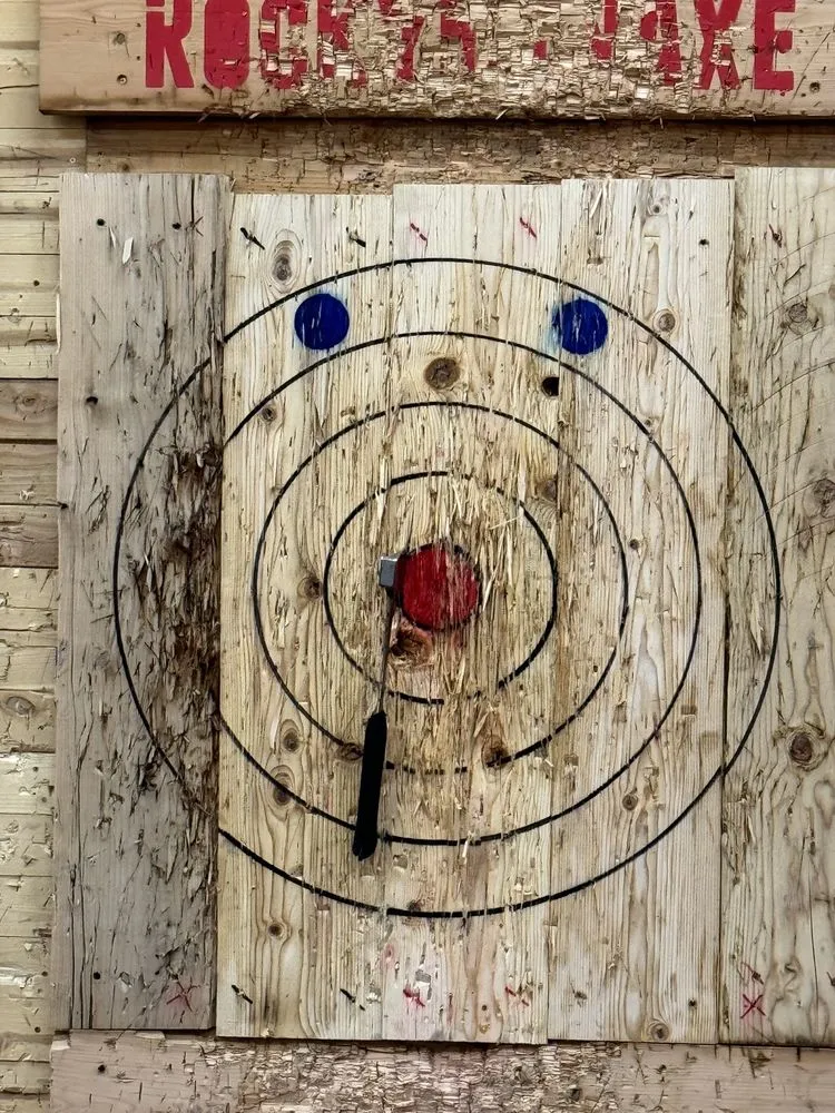 Rocky Mountain Axe Throwing logo
