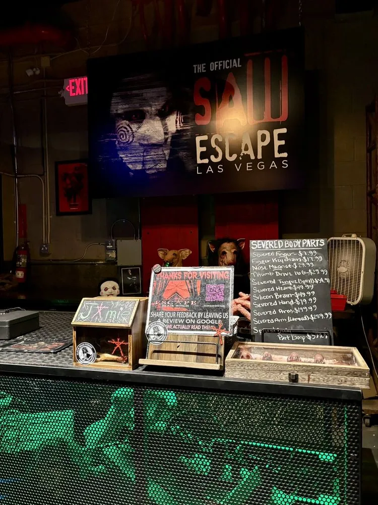 The Official Saw Escape Room Las Vegas logo
