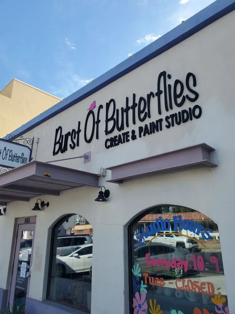 Burst of Butterflies Create & Paint Studio image