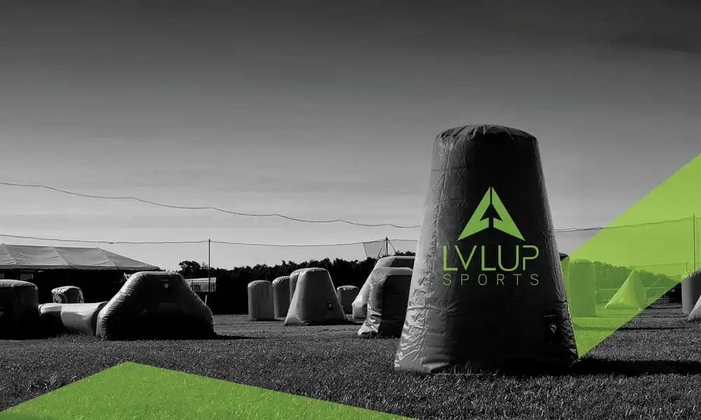 LVL UP Sports Paintball Park logo