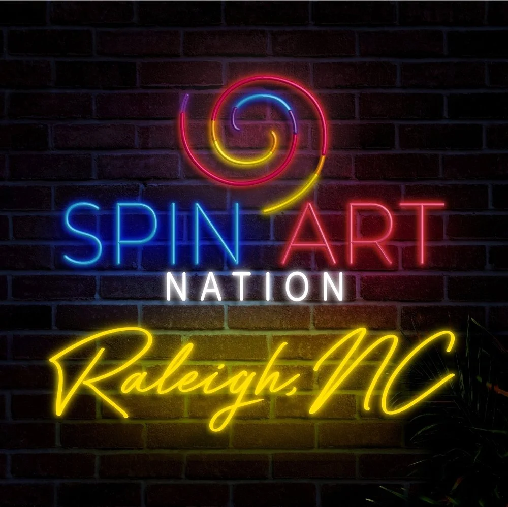 Spin Art Raleigh logo
