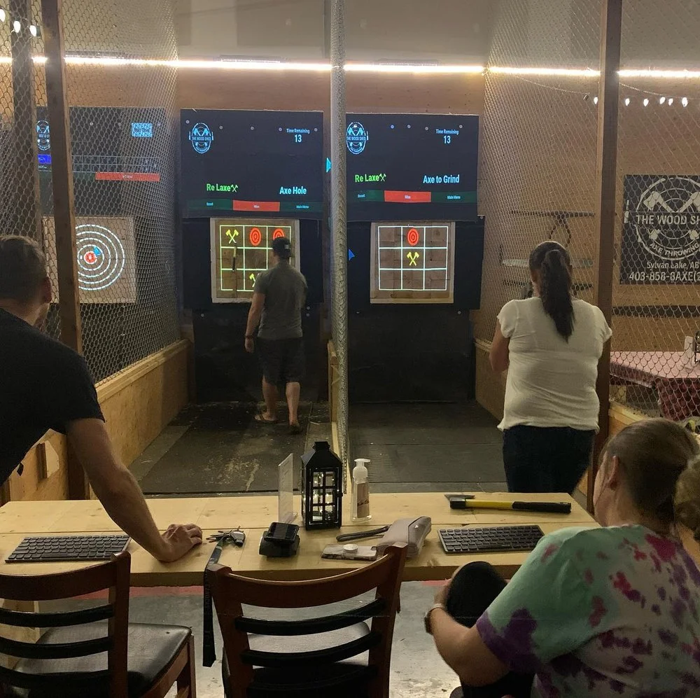 Wood Shed Axe Throwing image