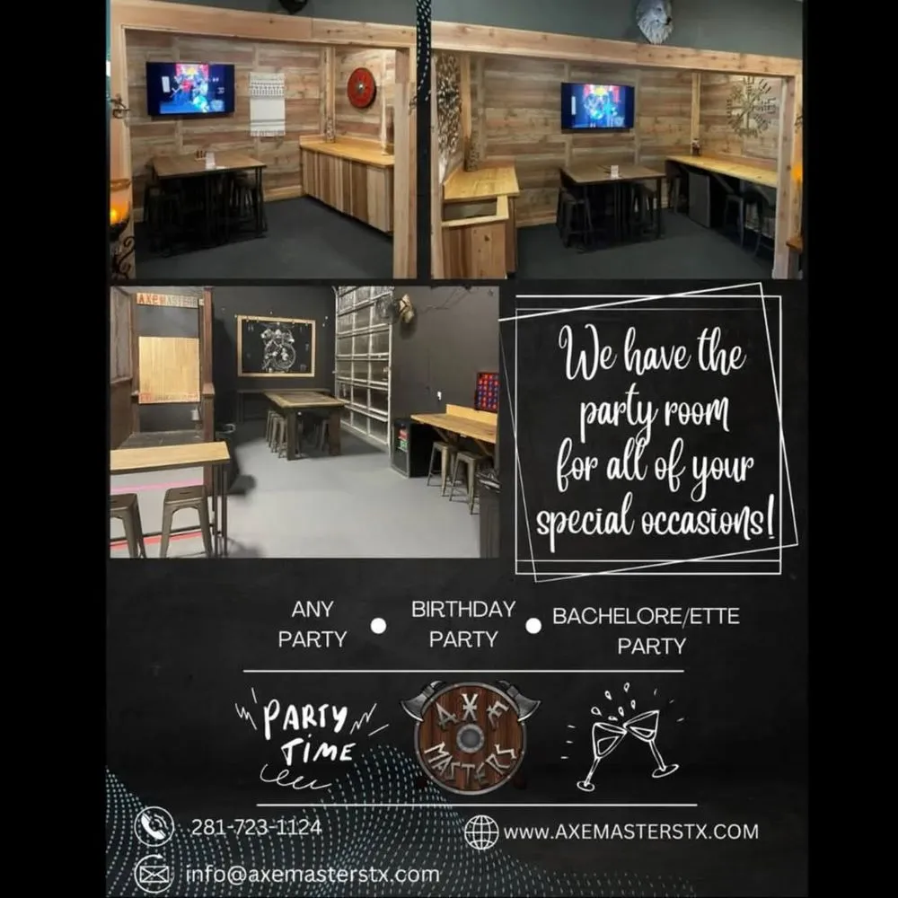 Axe Masters Texas - Axe Throwing Arena and Game Den image