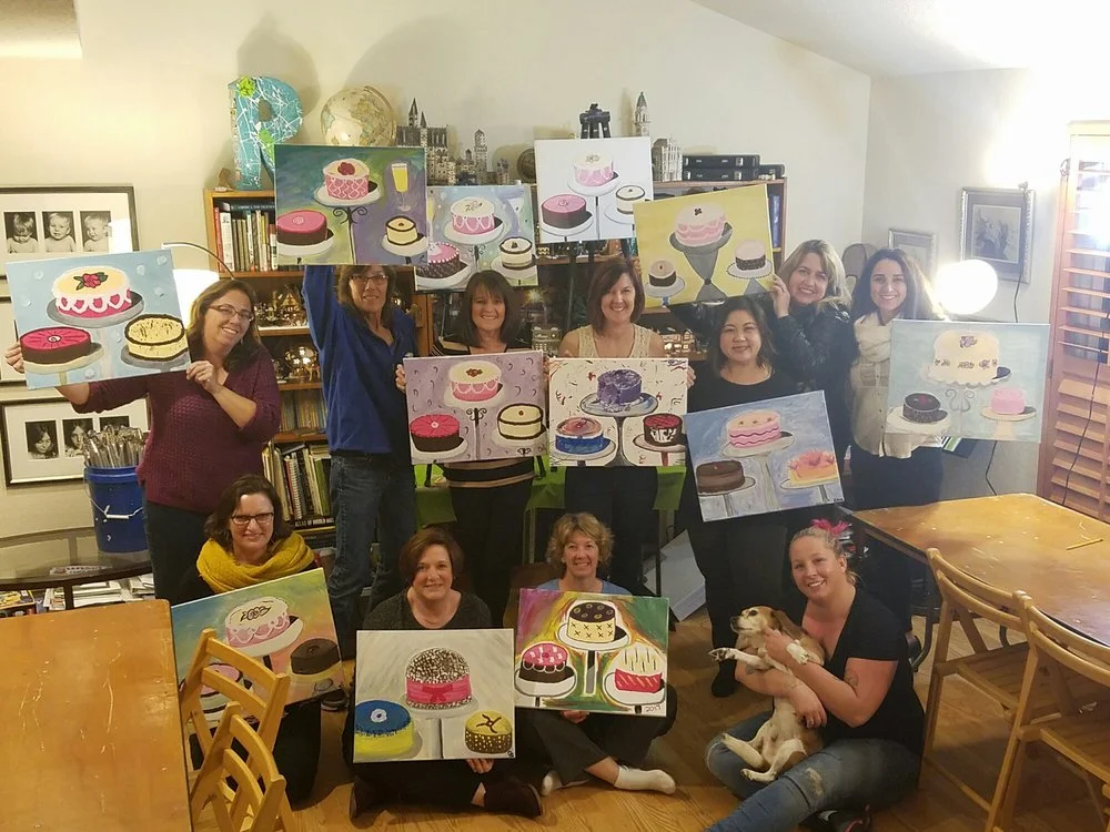 Pinky's Painting Party image