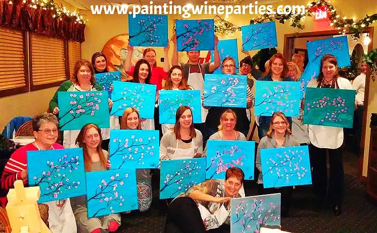 Art Painting Class & Wine Parties By Pouneh image