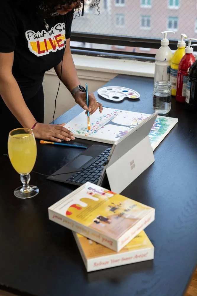 Paint and Sip LIVE image