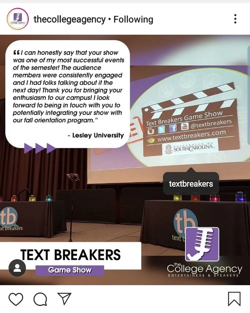 Text Breakers Game Show image