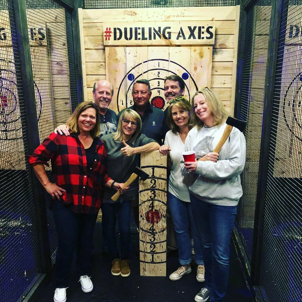 Dueling Axes logo