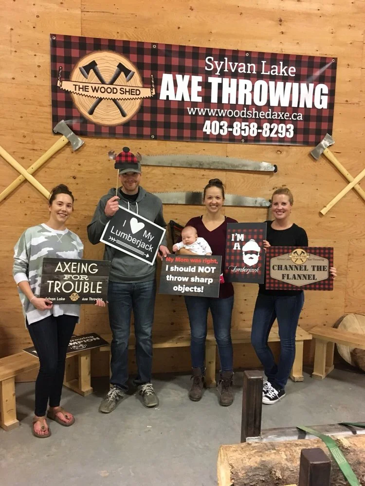 Wood Shed Axe Throwing image