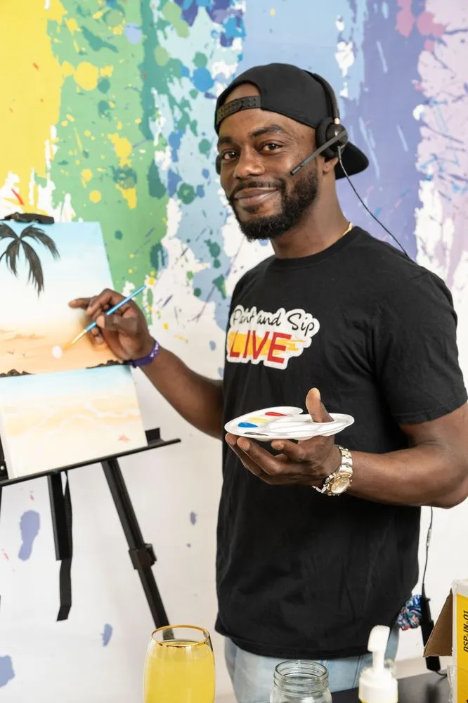 Paint and Sip LIVE logo