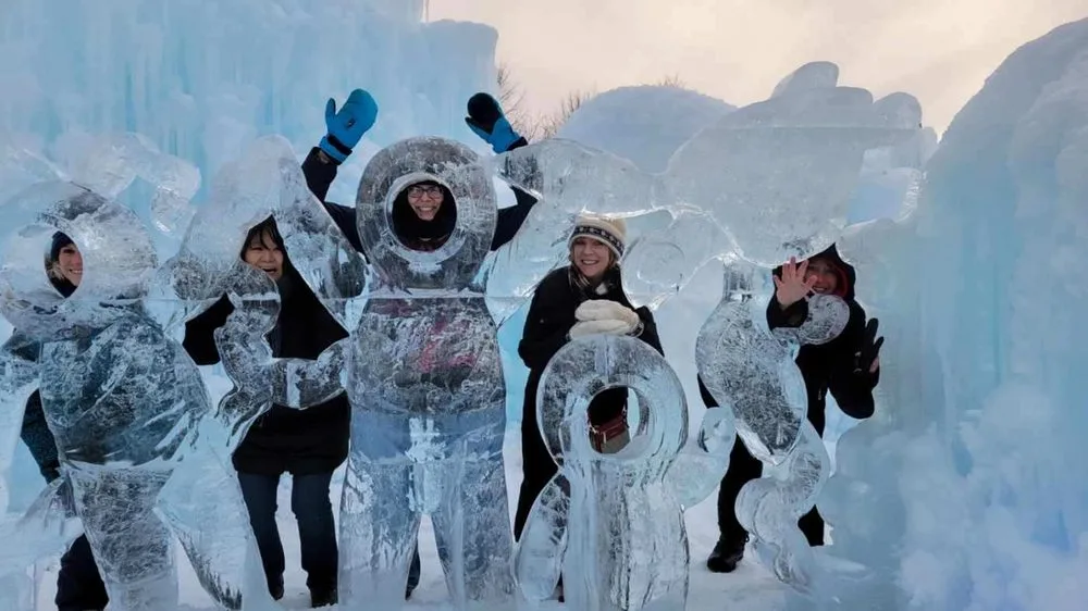 Ice Castles Minnesota logo