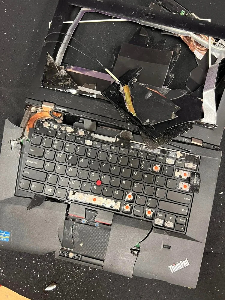 Shattered image