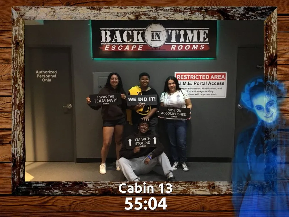 Back In Time Escape Rooms logo