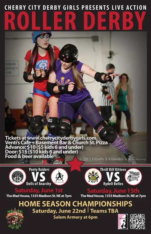 Cherry City Derby Girls logo