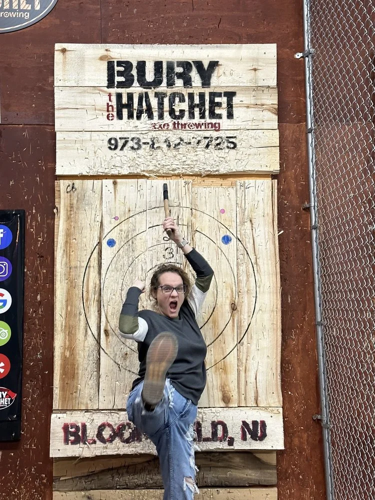 Bury The Hatchet Axe Throwing- Bloomfield logo