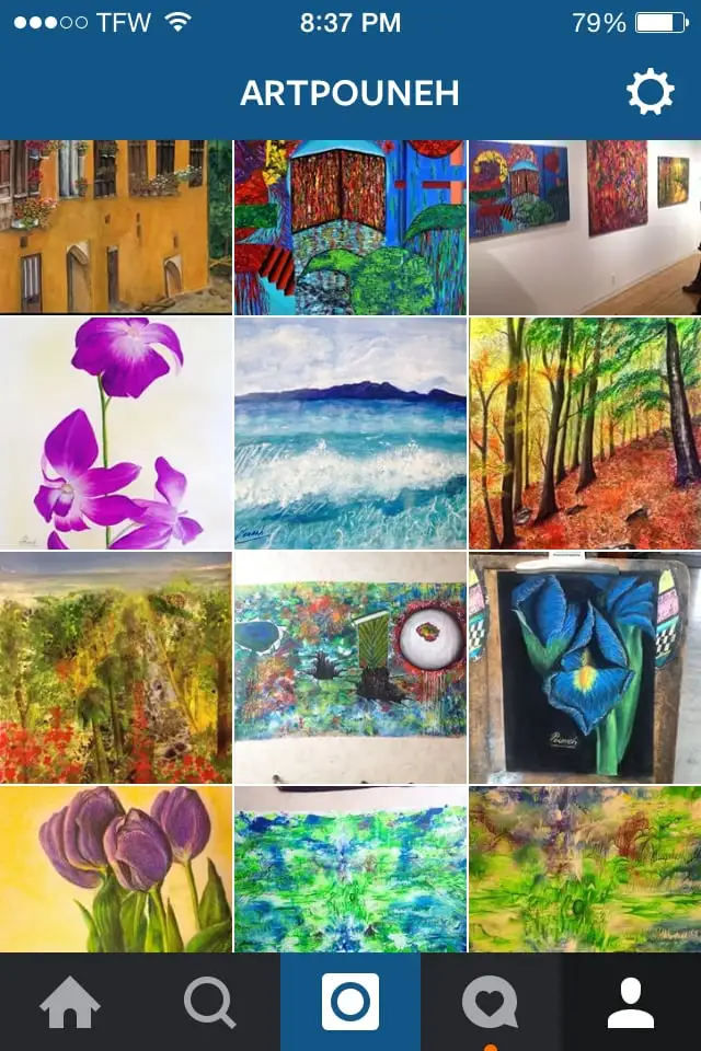 Art Painting Class & Wine Parties By Pouneh image